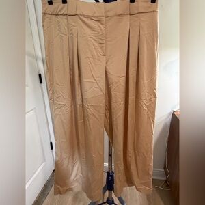 Lane Bryant Silky Chino Tailored Wide Leg Pant
